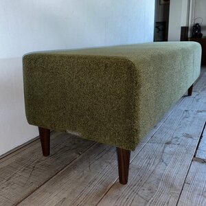 90 Bench(90ベンチ)モケット クリンプオリーブ BR鉛筆脚【SWOF】【1539034】