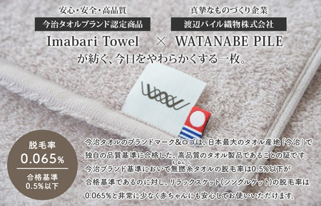 ほわほわサンホーキン リラックス シングルケット（ベージュ）【I002590KTBE】