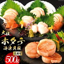 【ふるさと納税】大粒 ホタテ貝柱 生食可 500g [かみたいら 宮城県 気仙沼市 20563983] ホタテ 帆立 ほたて 貝柱 大 大玉 小分け 刺身 生刺身 冷凍 貝 魚介類 生食 生食用 ホタテの貝柱 大 魚介 刺身用 刺身 感想