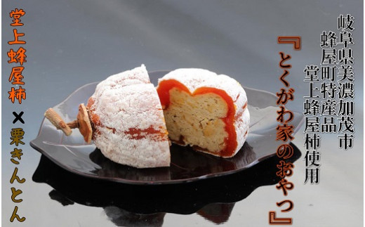 とくがわ家のおやつ ３個入り | 川登屋 堂上蜂屋柿 蜂屋柿 柿 和菓子 縁起物 ギフト