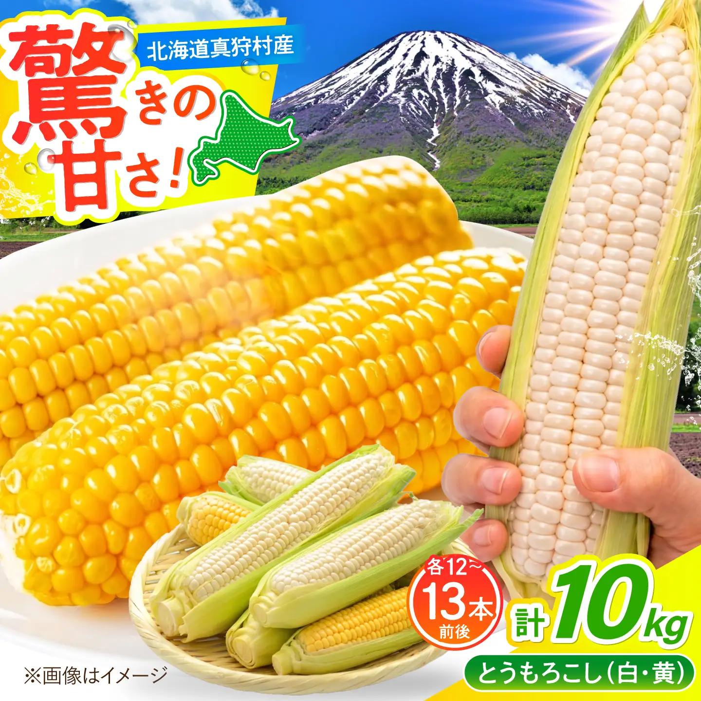 【先行予約】とうもろこし（白・黄） 各5kg [BPAM019] とうもろこし