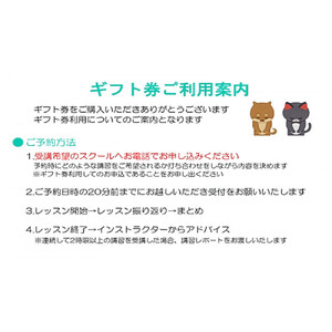 ドリームモータースクール プライベートレッスン GIFT TICKET(昭和校限定） 1時間分×3枚