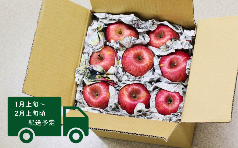 MS17 りんご サンふじ（長野県産訳あり品） 約5kg / 2027年1月上旬～2月上旬頃 配送予定