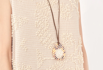 ＜KISSO＞Pendant Loupe_egA ブラックラデン