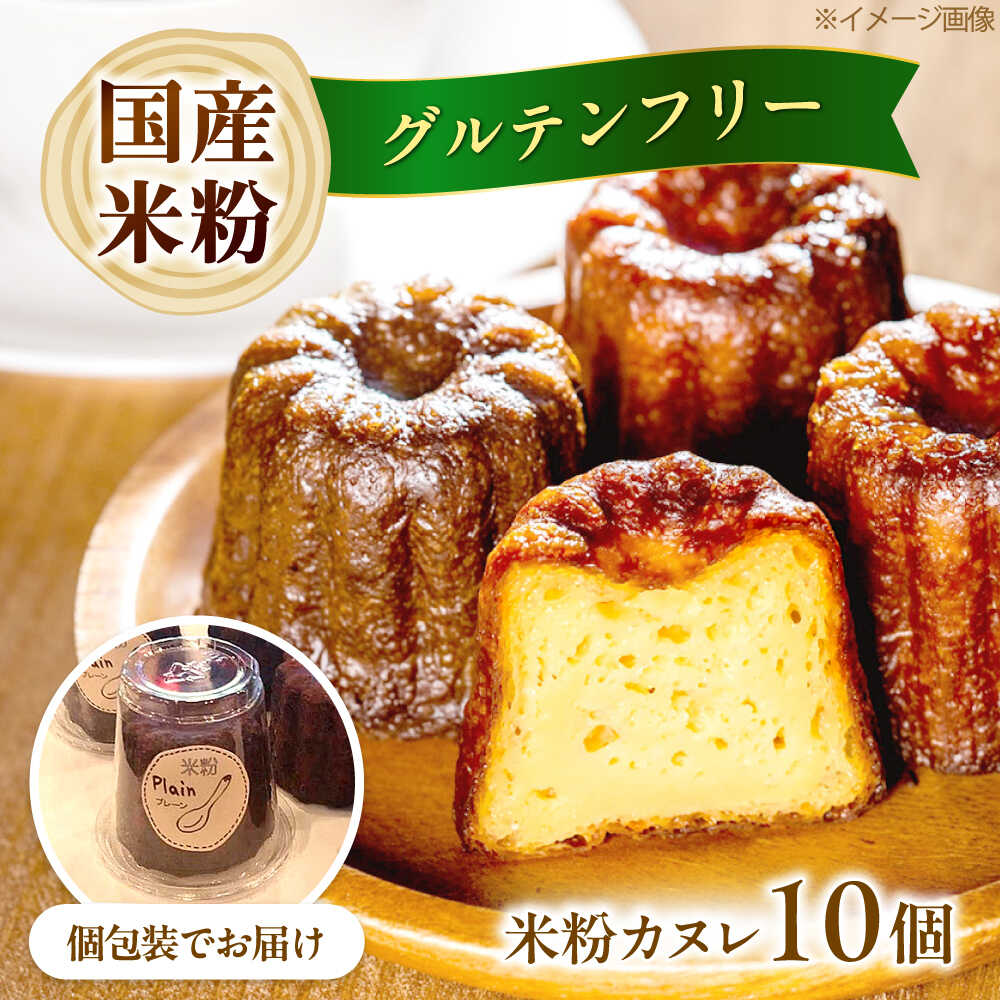 【ふるさと納税】米粉カヌレ 10個セット 米粉カヌレ 米粉 カヌレ グルテンフリー 国産素材 国産 個包装 10個 お菓子 焼菓子 スイーツ 菓子 おやつ お取り寄せ 焼き菓子 焼菓子 贈答 ギフト プレゼント 人気 おすすめ 大阪 高槻 大阪府高槻市/高槻マリンナ[AOEN001]
