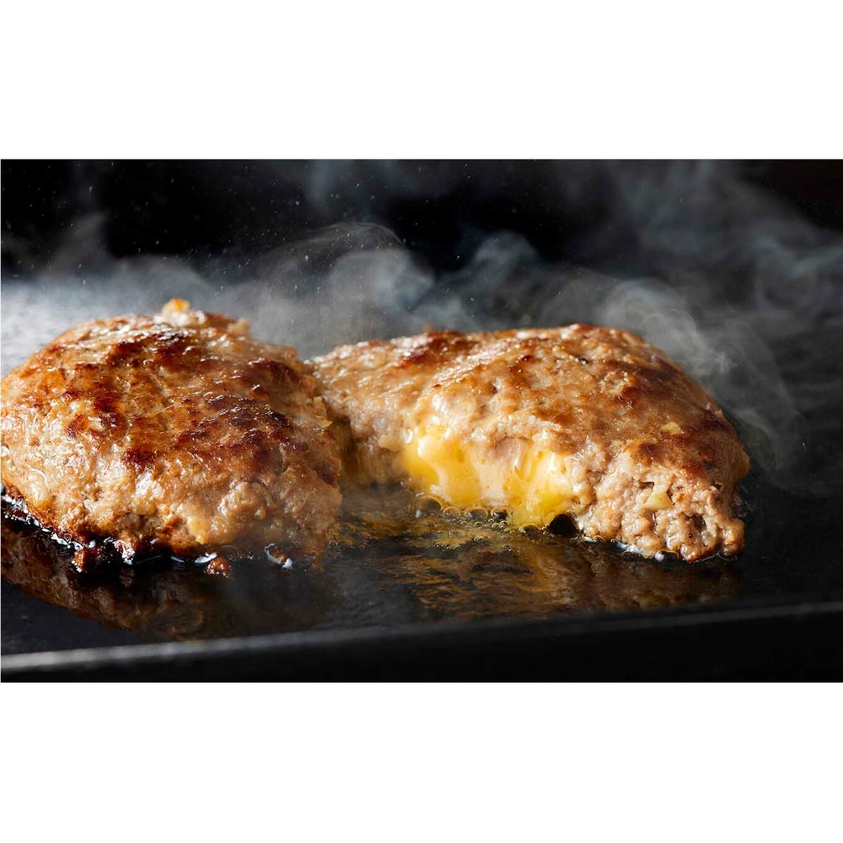 北海道産 黒毛和牛 こぶ黒 チーズ イン ハンバーグ 3個  和牛 牛肉 ハンバーグ 挽肉_イメージ2