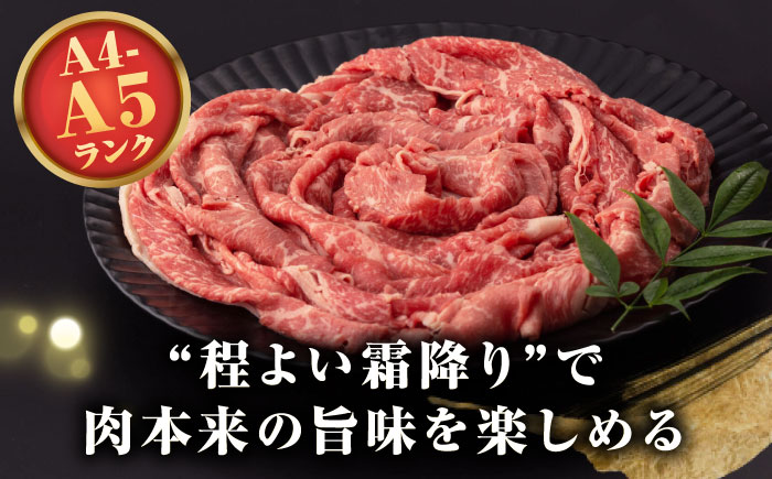 【全3回定期便】【A4〜A5ランク】長崎和牛 モモスライス 400g（しゃぶしゃぶ・すき焼き用）《壱岐市》【野中精肉店】 牛 牛肉 和牛 国産 長崎和牛 霜降り しゃぶしゃぶ すき焼用 モモ ギフト 