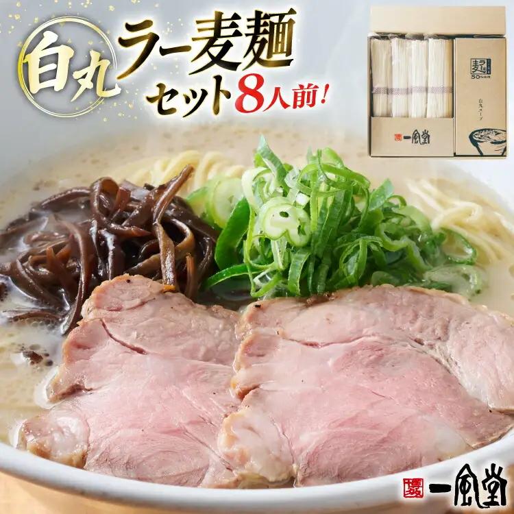 一風堂 博多 豚骨ラーメン 白丸 8食 豚骨ラーメン