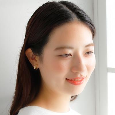 ふるさと納税 山梨県 【山梨県】【ジュエリー】K18 Luce/ルーチェ クリップイヤリング |  | 03