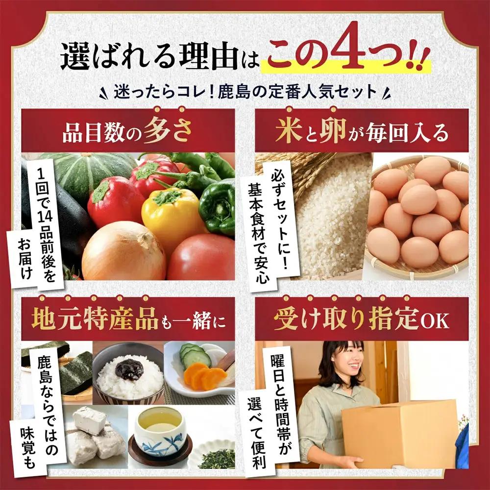 【３ヶ月お届け】肥前の国の農産物大満足定期便 【 野菜 卵 米 果物 新鮮 セット 詰め合わせ 定期便 産地直送 肥前 】E-61
