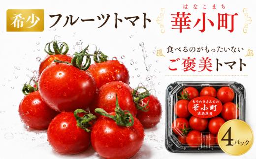 【 数量限定 】 フルーツトマト 華小町 選べる 4パック 希少 プレミアム 高糖度 甘い 完熟 農耕 新鮮 手間ひまかけた栽培 摘果 厳選 お弁当 高品質 産地直送 手作り お歳暮 贈答用 ギフト プレゼント  自然 健康 ヘルシー 徳島県 三好市 旅行 みよし