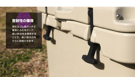 ハードクーラーボックス 35QT ベージュ(W559)