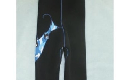 【泉フィルター株式会社】鮎タイツ20 I（黒×青） L