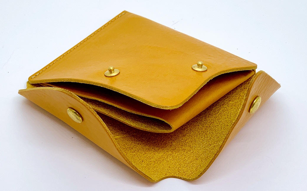 渋沢栄一翁 コンパクト財布 イエローB