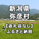 【ふるさと納税】新潟県弥彦村への寄付（返礼品はありません）