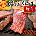 【ふるさと納税】 熊本県産 くまもとあか牛 特選 焼肉用 500g GI認証取得 国産牛 あか牛 赤身 霜降り 牛肉 牛 国産 肉 焼肉 バーベキュー BBQ 熊本 南小国町 送料無料