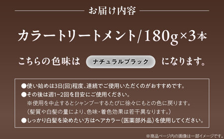 ダリヤ サロンドプロ カラートリートメント 3個セット【ナチュラルブラック】 / 稲沢市 / 日興商事株式会社 [BMBK003-06]