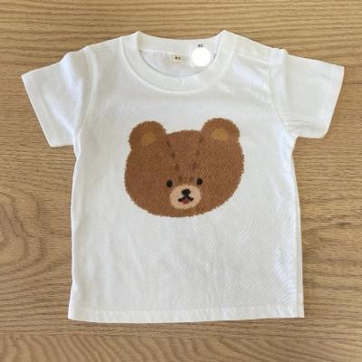 ふるさと納税 伊勢原市 〔tulip bear(チューリップベア)〕おおきなくまのベビーTシャツ【80サイズ】とナップサック |  | 01