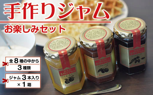 
[№5724-0902]手作りジャムお楽しみセット(3種計3本)
