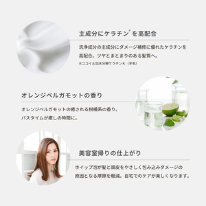 【定期便】半年間に3回【隔月】お届け！「ベストシャンプー10傑」に選ばれたダメージヘアケアセット