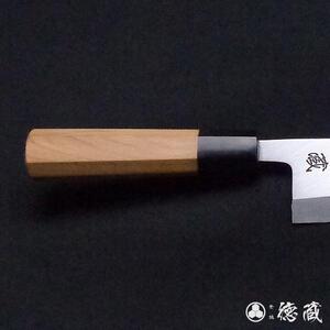 土佐打ち刃物 出刃包丁 135mm | 片刃 上白鋼 イチイ八角柄 徳蔵オリジナル【27019】