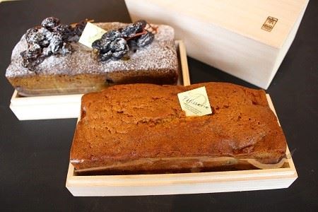 M326〈ザ・クラシックゴルフ倶楽部〉muneokaパウンドケーキ  2種セット 母の日 プレゼント ギフト お菓子 スイーツ 和菓子 食べ物 食事 花とスイーツ