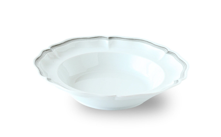 【波佐見焼】ombre de fleur ボウルL melodie gray 4枚【翔芳窯】[FE553]