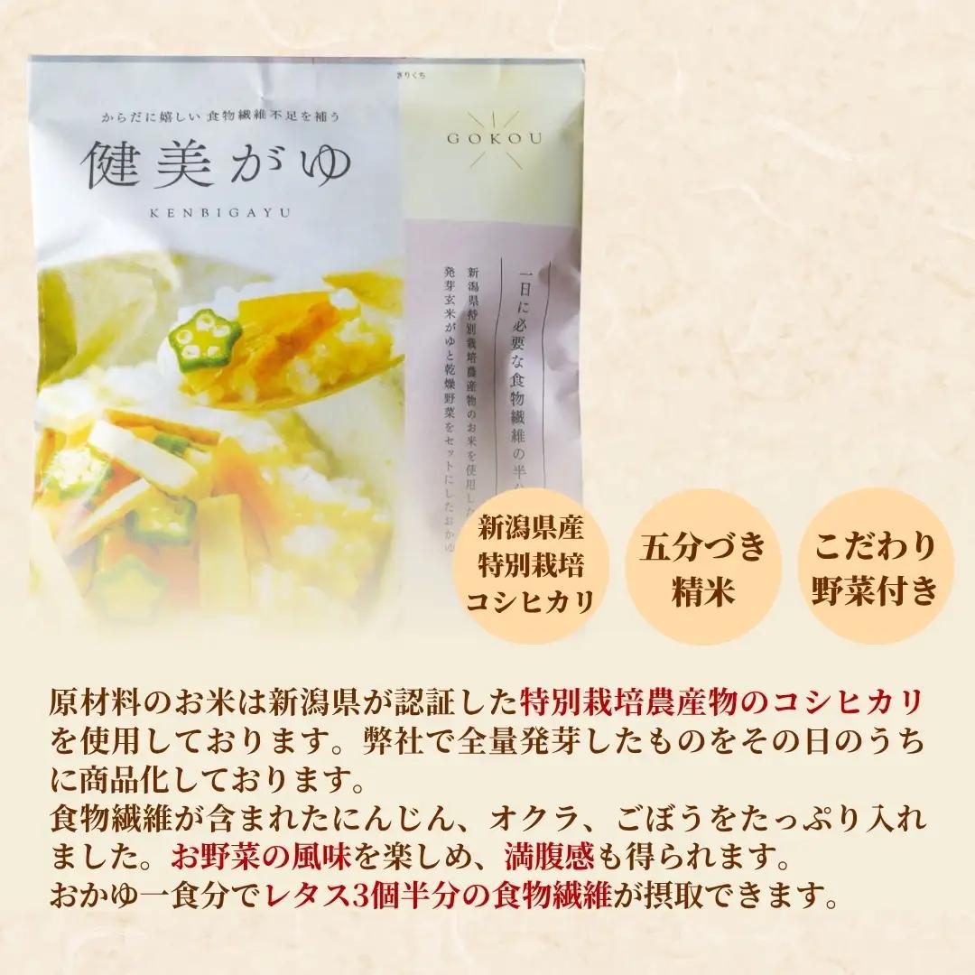 おかゆ健美がゆ（200g×10個入）| 新潟県 おかゆ パック