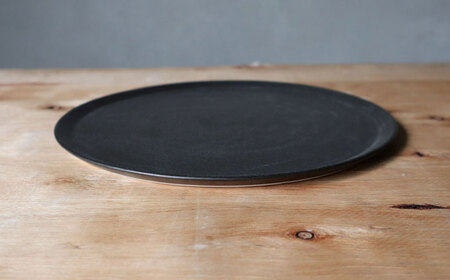 【波佐見焼】IREKO シャビー プレートM ブラウン・ブラック 2点【浜陶】[XA84]