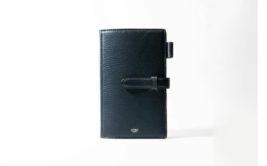 キプリス本革製手帳（バイブル16mm）　ネイビー【革小物 革製品 ソフトシュリンクレザー 牛革 しっとり シーズンレス 職人 手帳 】