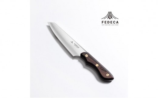 【FEDECA】三徳包丁 小 プレーン黒檀 001240