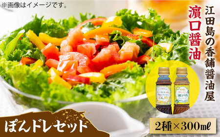 醤油 ぽんドレセット 300mL×2種 濱口醤油[XAA007]