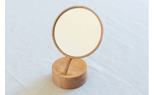 島根県産広葉樹の手鏡 【178_2006】