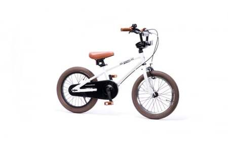 子ども自転車  16インチ 組み立て不要 子ども用 幼児用 キッズバイク キッズサイクル ホワイト 白 補助輪同梱 子供用自転車 プレゼント 自転車 誕生日 クリスマス 入学 お祝い キッズ ギフト 
