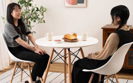 デザインチェア ルイス 完成品 ホワイト 1脚 / 椅子 チェア インテリア 家具 / 恵那市 / 東谷株式会社 明智流通センター [AUAD048]