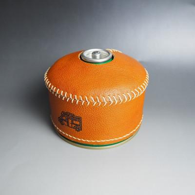 ふるさと納税 御坊市 心躍るリアルレザーの質感!　牛革OD缶カバー BROWN