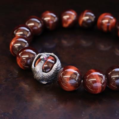 ふるさと納税 山梨県 【和の彩 wanoiro】宝珠を背負う 「鳳凰」ブレスレット　659-930 |  | 02