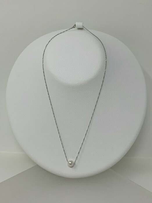 【ふるさと納税】986 あこや貫通真珠ペンダント　パール 真珠ジ ュエリー アクセサリー 伊勢志摩 贈り物 ギフト カジュアル フォーマル 入学式 卒業式 結婚式 ゴールド ネックレス ペンダント