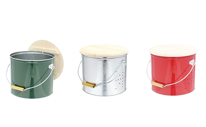 
[№5258-0173]バケツ職人が作る野菜ストッカー大サイズ／純国産 インテリア
