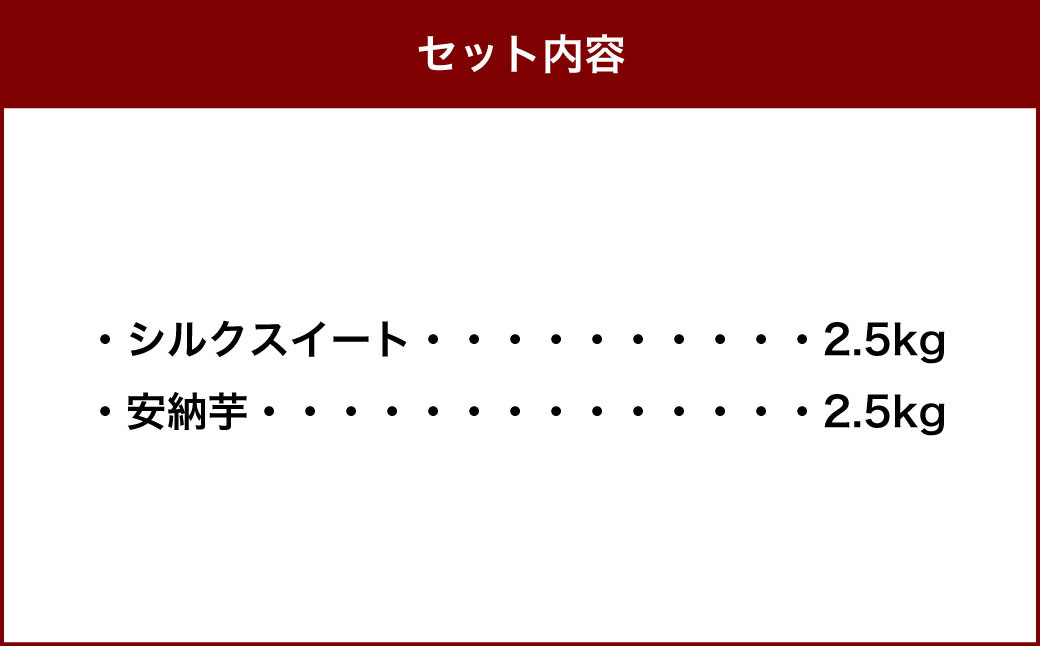 北海道深川産 さつまいも（シルクスイート・安納芋） 合計5kgセット