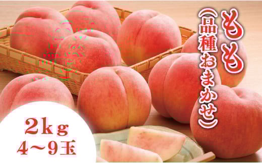 08-01-012　もも(品種おまかせ)2kg