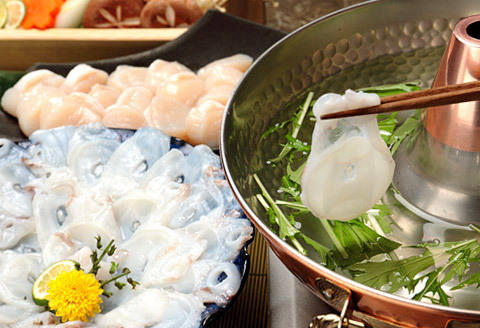 海鮮グルメセット(たこしゃぶ1kg・ほたて貝柱500g) B-81015