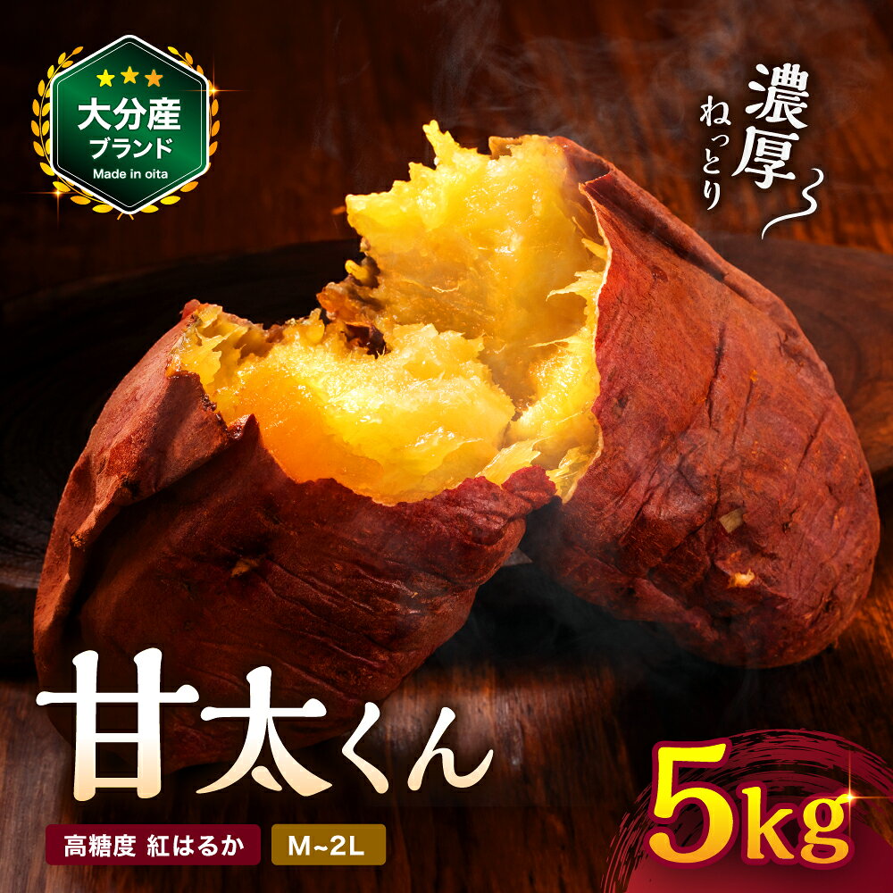 【ふるさと納税】【先行予約・期間限定】大分県産 かんしょ 甘太くん 約 5kg M・L・2L | さつまいも さつま芋 サツマイモ 芋 いも 紅はるか べにはるか 焼き芋 おやつ ブランド 九州産 国産 大分県 中津市 送料無料【発送は2025年11月下旬〜2026年4月下旬】