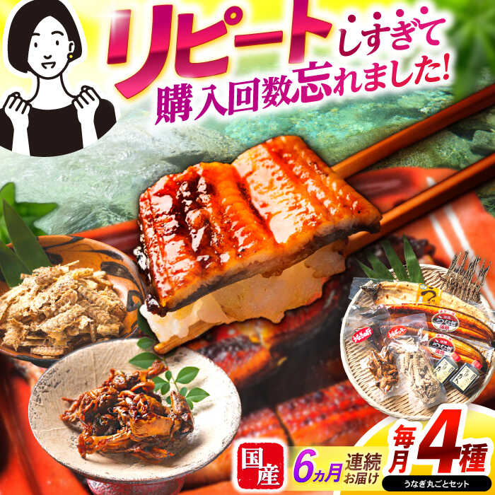 【ふるさと納税】【6回定期便】【諫早淡水】うなぎまるごとセット / うなぎ 蒲焼 白焼き たれ 肝 / 諫早市 / 諫早淡水[AHAT016]