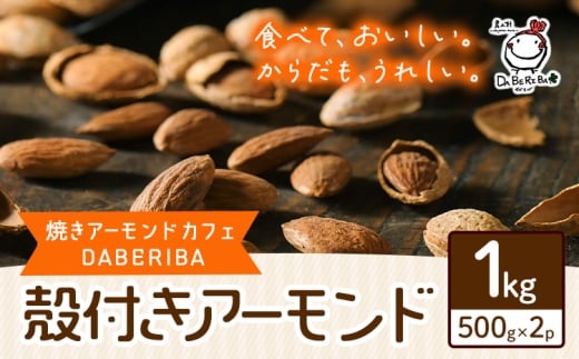 殻付きアーモンド 1kg 500g 2袋 ロースト アーモンド 詰め合わせ 熊本 阿蘇 産山村 送料無料 ナッツ 無塩 無添加 常食 保存食 備蓄食 常備食 小分け 大容量 人気 高評価 おつまみ お中元 お歳暮 贈答 ギフト《60日以内に出荷予定(土日祝除く)》