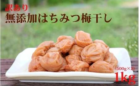 無添加 訳あり はちみつ 梅干 1kg（500×2） 紀州梅香 / 塩分6％ 和歌山 梅干し【baiko001A】