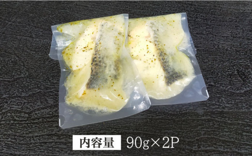 簡単フレンチ 壱岐産平鱸（ひらすずき）の低温加工調理（自家製バジルソースを添えて）《壱岐市》【味処角丸】[JDK010] 11000 11000円