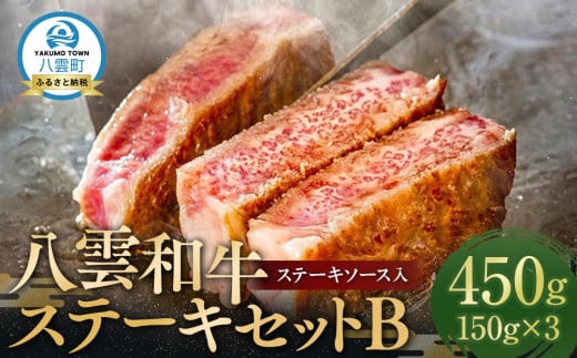 八雲和牛 ステーキセットB(ステーキソース入) 肉 お肉 にく 牛 牛肉 肉セット ステーキセット ステーキ 食品 グルメ お取り寄せ お取り寄せグルメ    八雲町 北海道   】