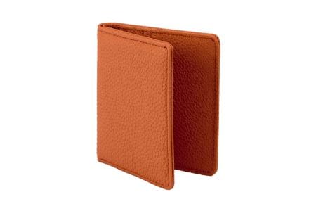 豊岡財布 2つ折りカード財布 ドイツシュリンク （オレンジ）