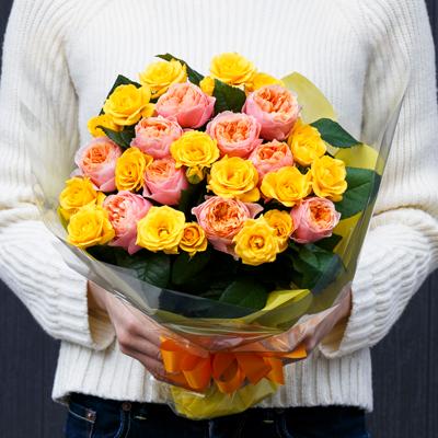 ふるさと納税 静岡市 バラの花束　ミックス 20本 |  | 02